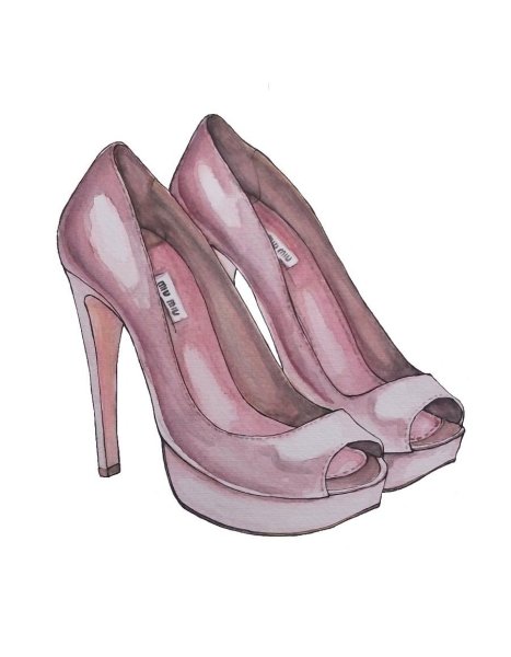 Туфли скетчинг