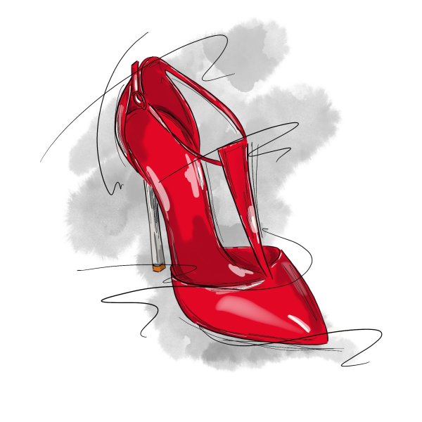 Туфелька мультяшная