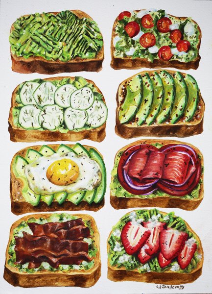Бутерброд рисунок