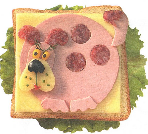 Открытые бутерброды для детей