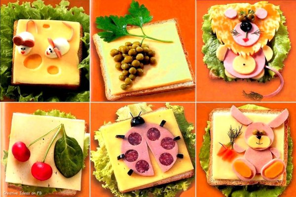 Красивые бутерброды для детей