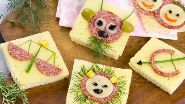 Детские бутерброды