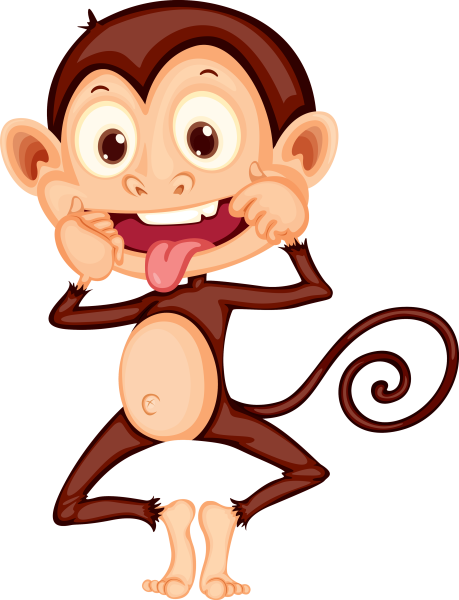 Обезьянка рисунок