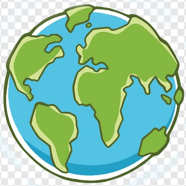 Планета земля мультяшная