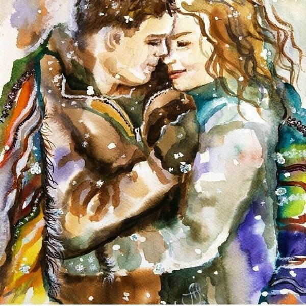 Любовь и страсть карандашом