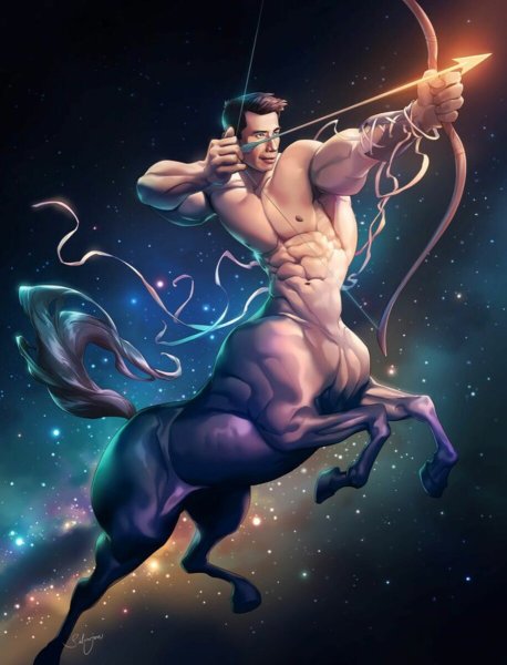 Кентавр Стрелец мужчина арт