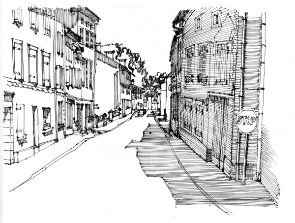 Одноточечная перспектива в архитектуре