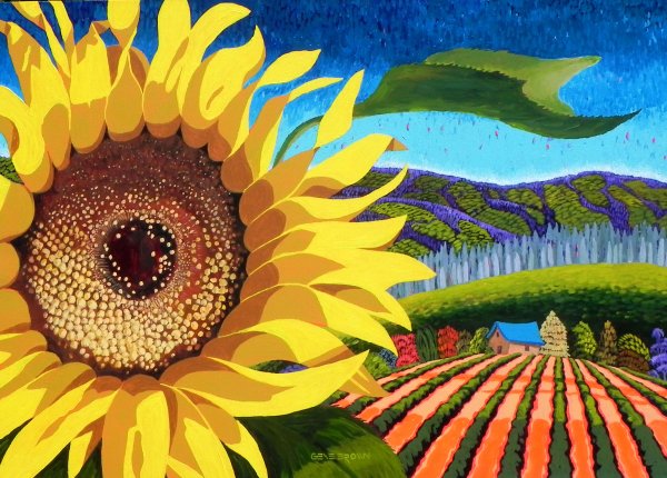 Художник Gene Brown картины