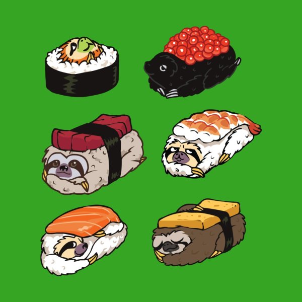 Рисунки суши и роллы прикольные