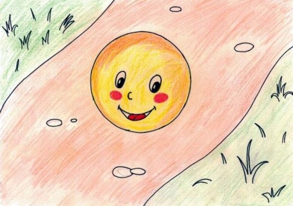 Рисование Колобок