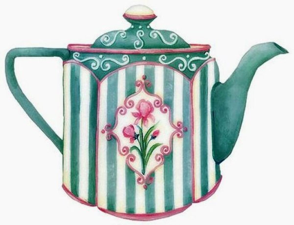 Посуда Винтажная иллюстрация