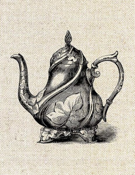 Интересный чайник рисунок