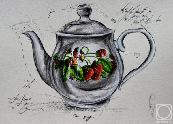 Заварочный чайник карандашом