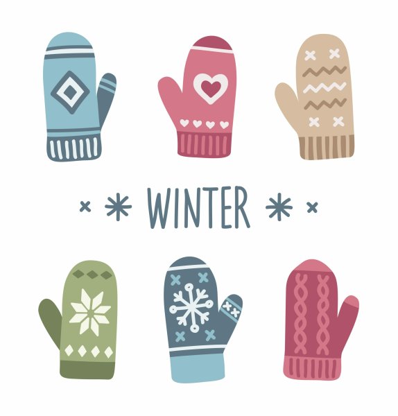 Стилизованная варежка