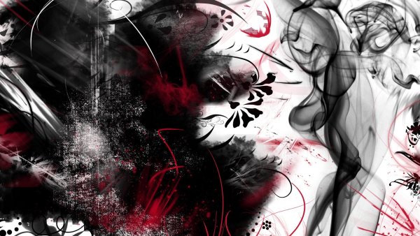 Черная заставка на рабочий стол