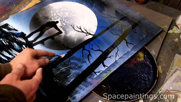 Картины из баллончика