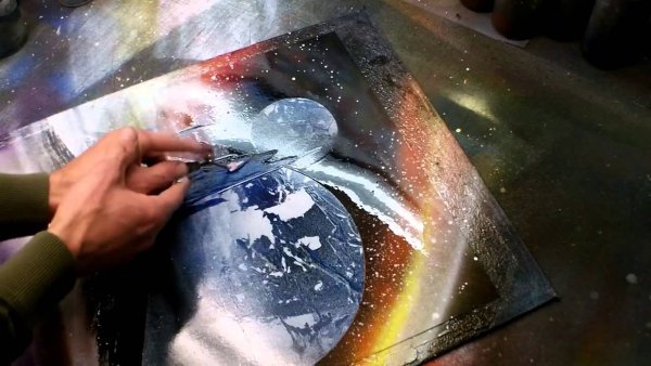 Картины из баллончика