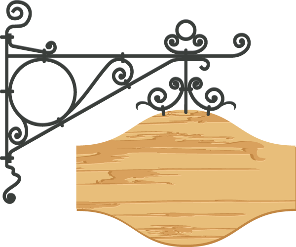 Вывеска для фотошопа