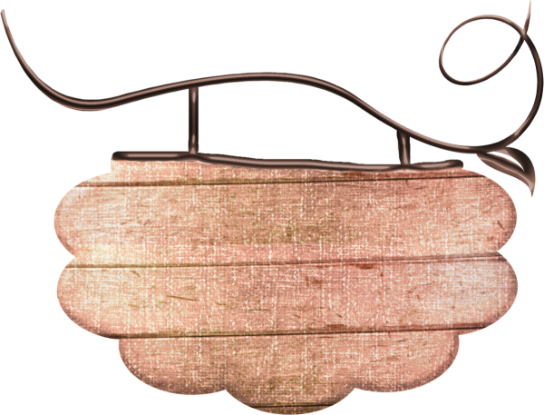 Деревянная табличка для надписи