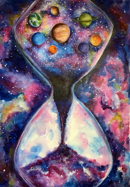 Рисунок космоса карандашом для срисовки