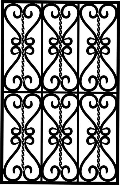 Ажурные кованые решетки