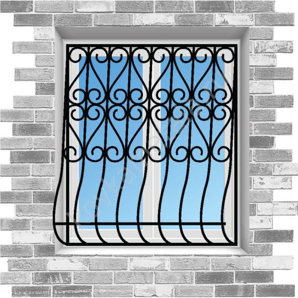 Эскиз кованой решетки для Дворцовой или усадебной архитектуры