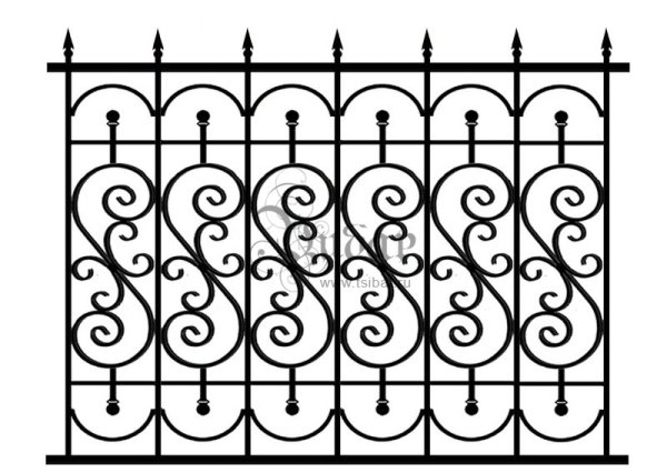 Кованые решетки Нейбута 10а