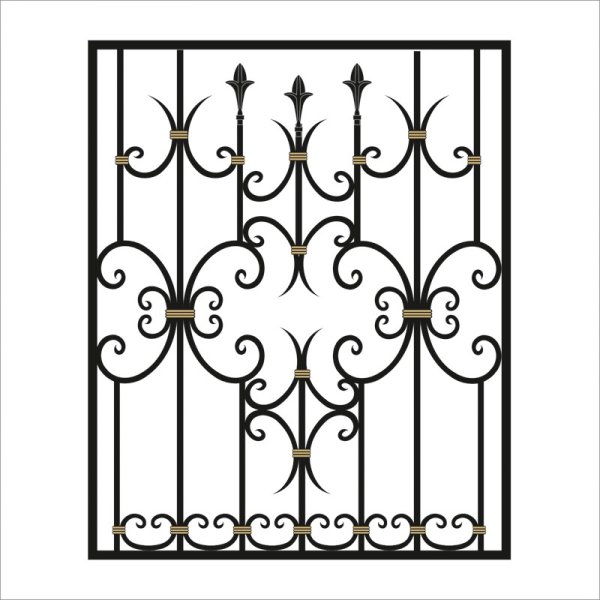 Кованная решетка Петра Чаплыгина