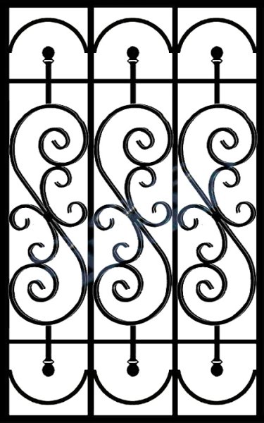 Ажурное металлическое ограждение