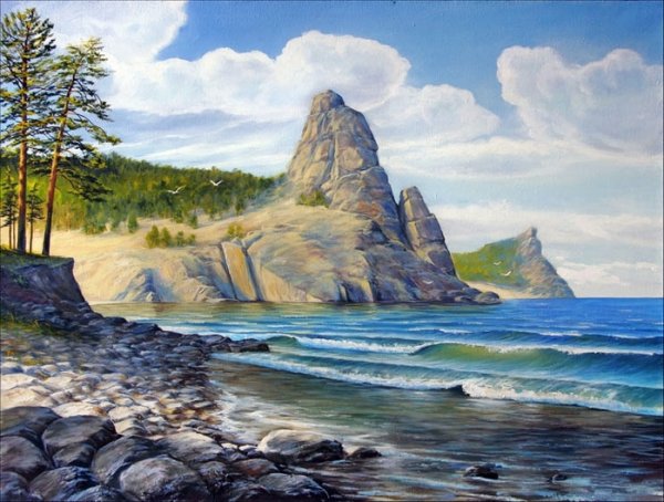 Иркутские художники пейзажисты Байкал