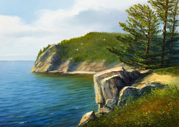 Сергей Белов Байкал живопись