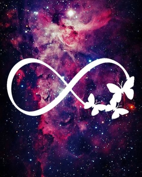 Знак бесконечности сердце