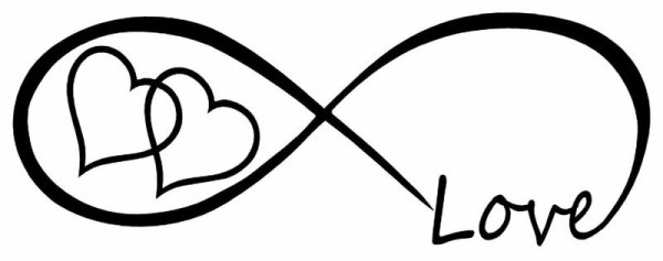 Тату знак бесконечности