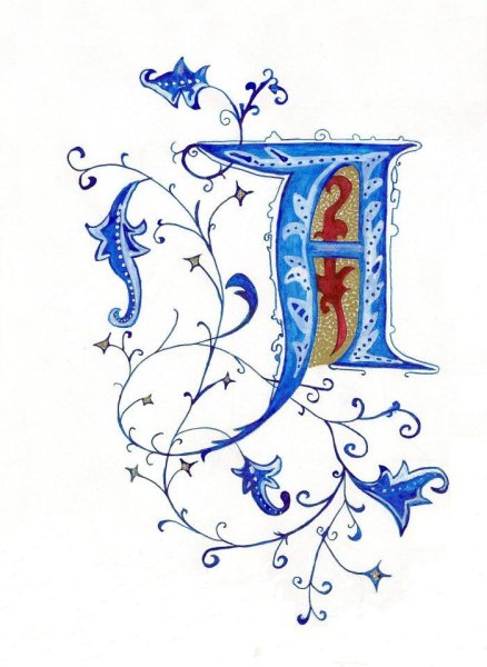 Буквица заглавная буква