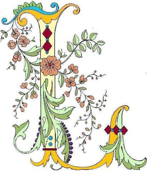 Буква л Древнерусская