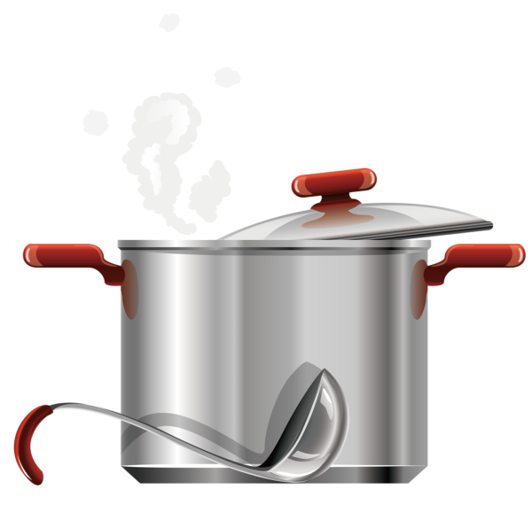 Кастрюля с половником