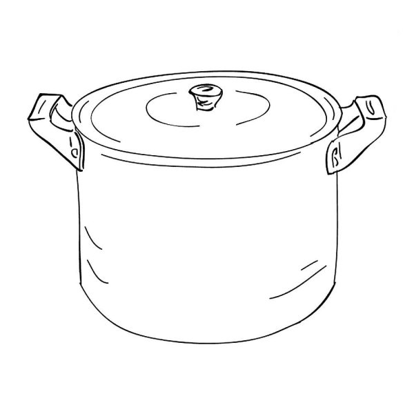 Кастрюля рисунок