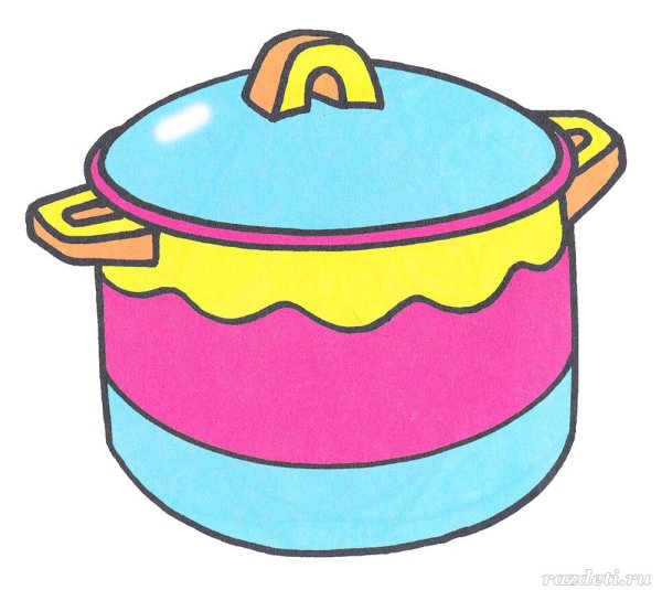 Кастрюля рисунок
