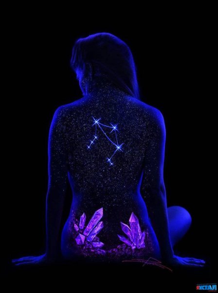Боди-арт художника John Poppleton