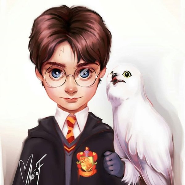 Гарри Поттер карандашом