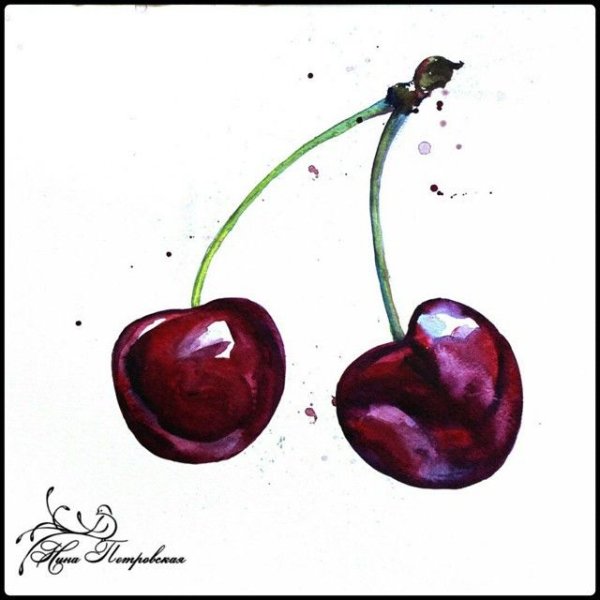 Краска вишня