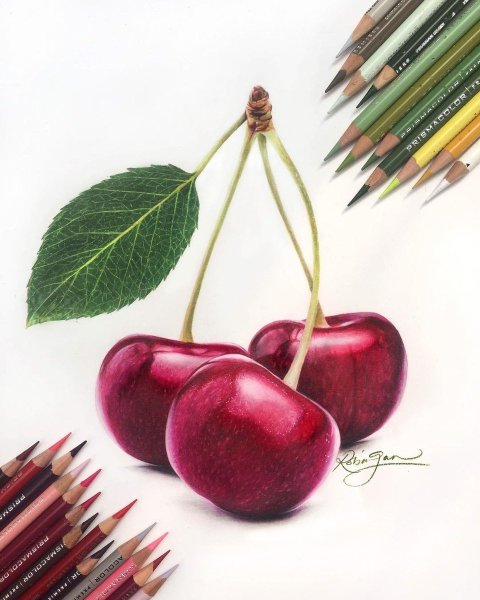 Рисование цветными карандашами