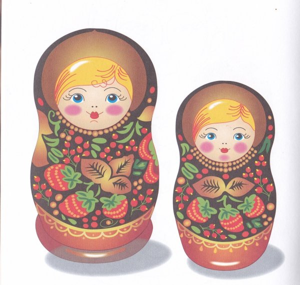 Матрешка роспись для детей