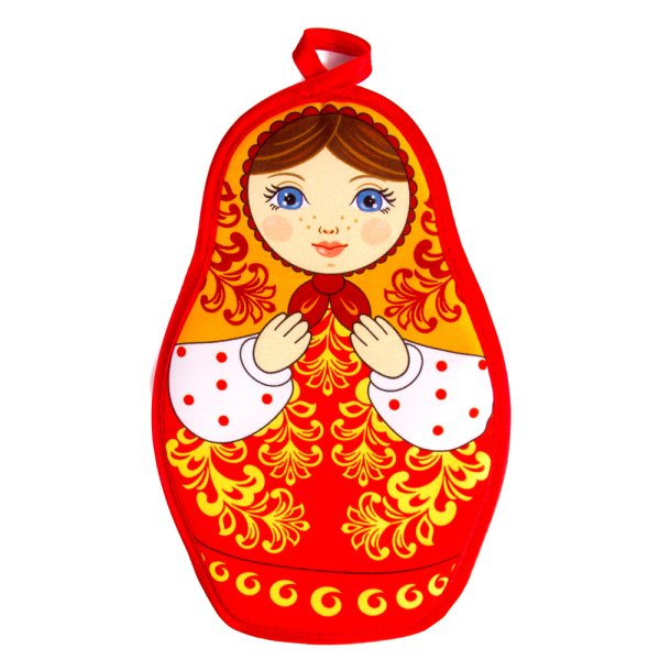 Матрешка Дымковская роспись