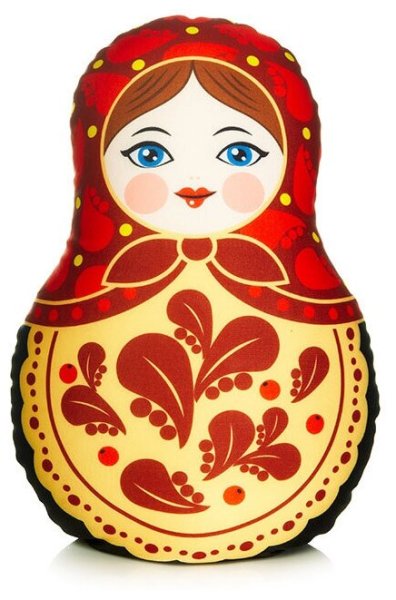 Матрешка Дымковская роспись