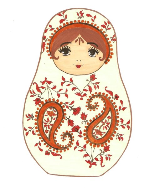 Узоры для матрешки