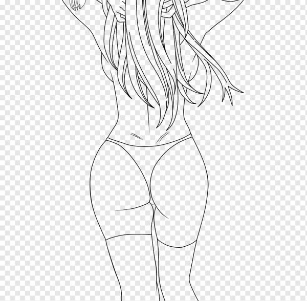 Рисование ягодиц