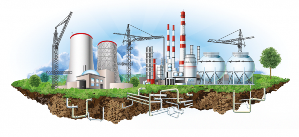 Завод рисунок