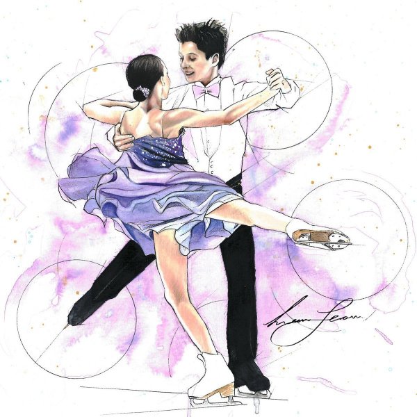 Фигурное катание рисунок