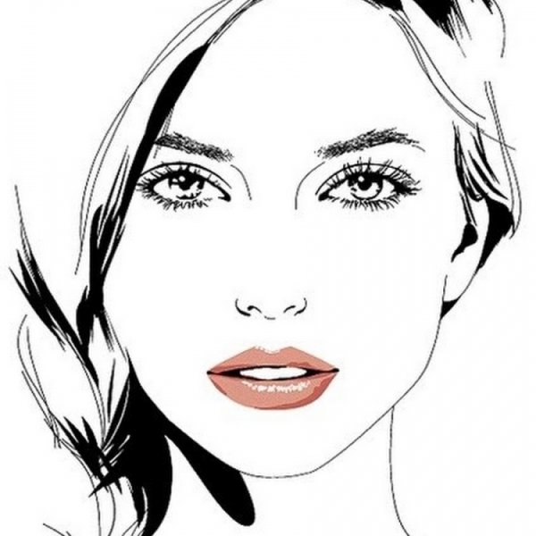 Силуэт лица